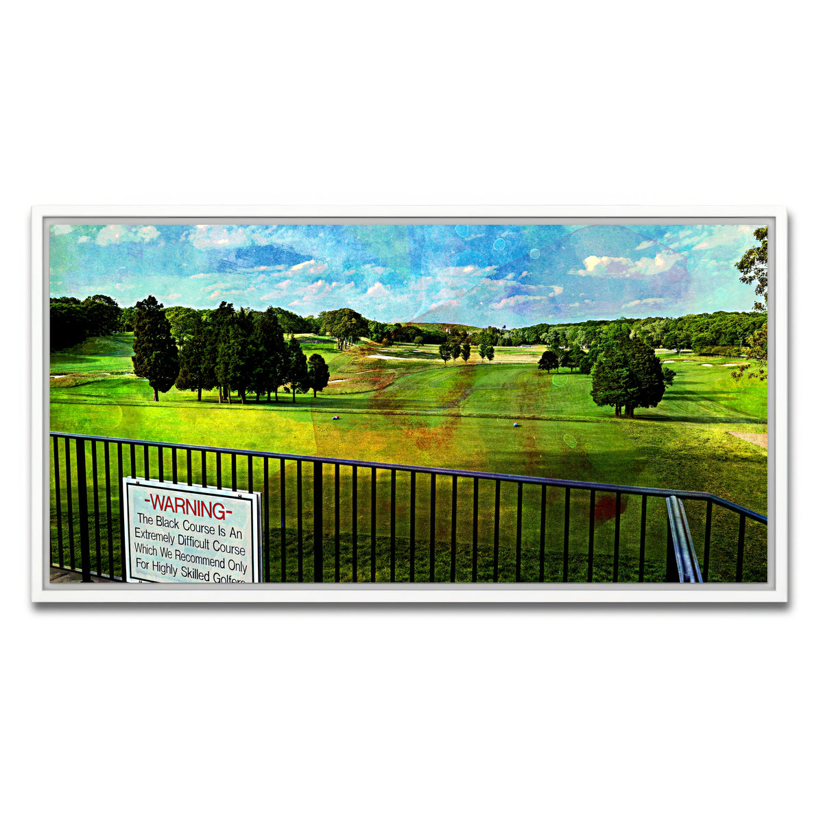 AUTO-MOCKUP WHITE | Bethpage Black | 1 Piece | White Framed Canvas | group=2x1
