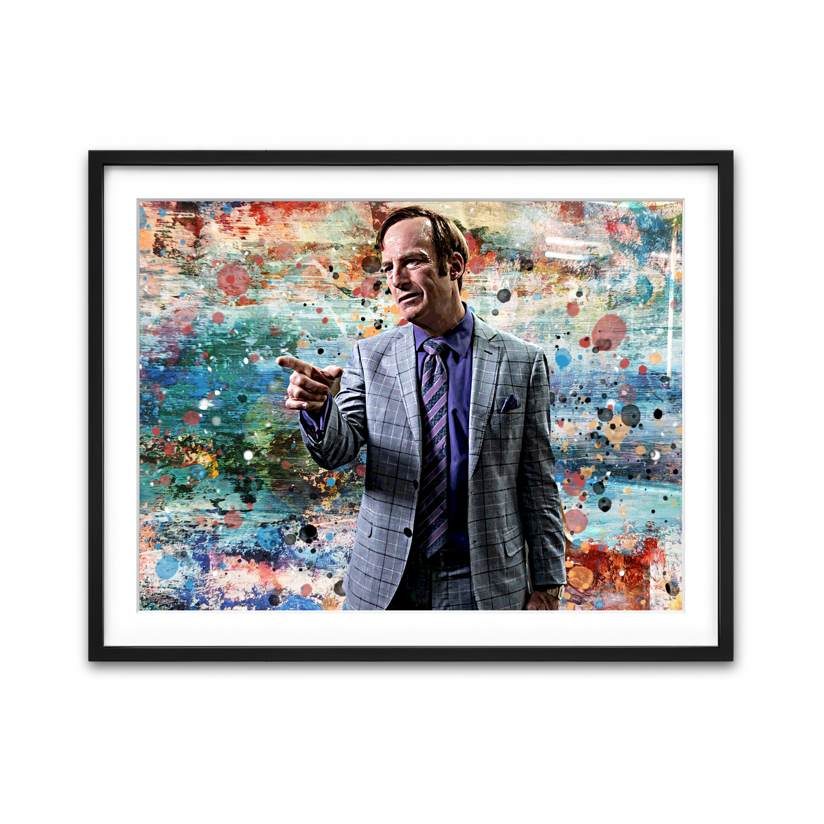 Framed Print 4x3 Black