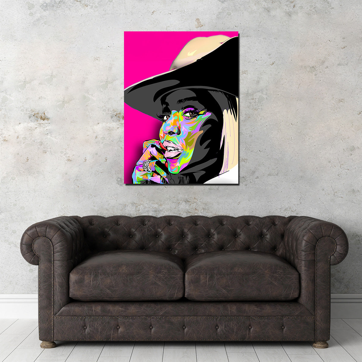 Beyonce Cowboy Wall Art