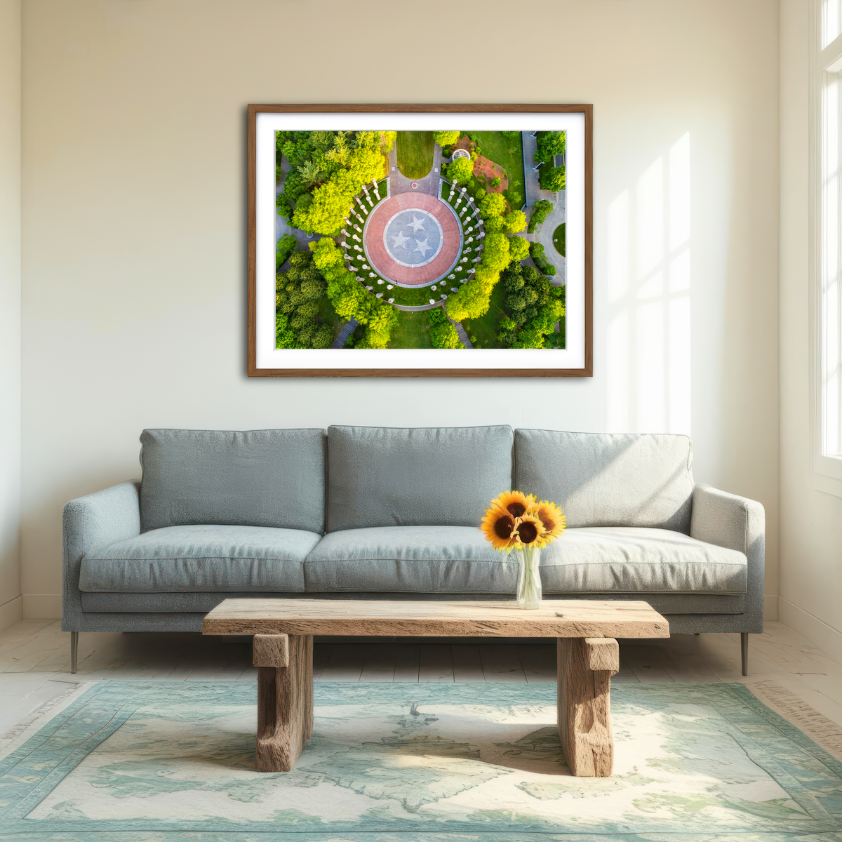 AUTO-MOCKUP ROOM | Bicentennial Park Wall Art