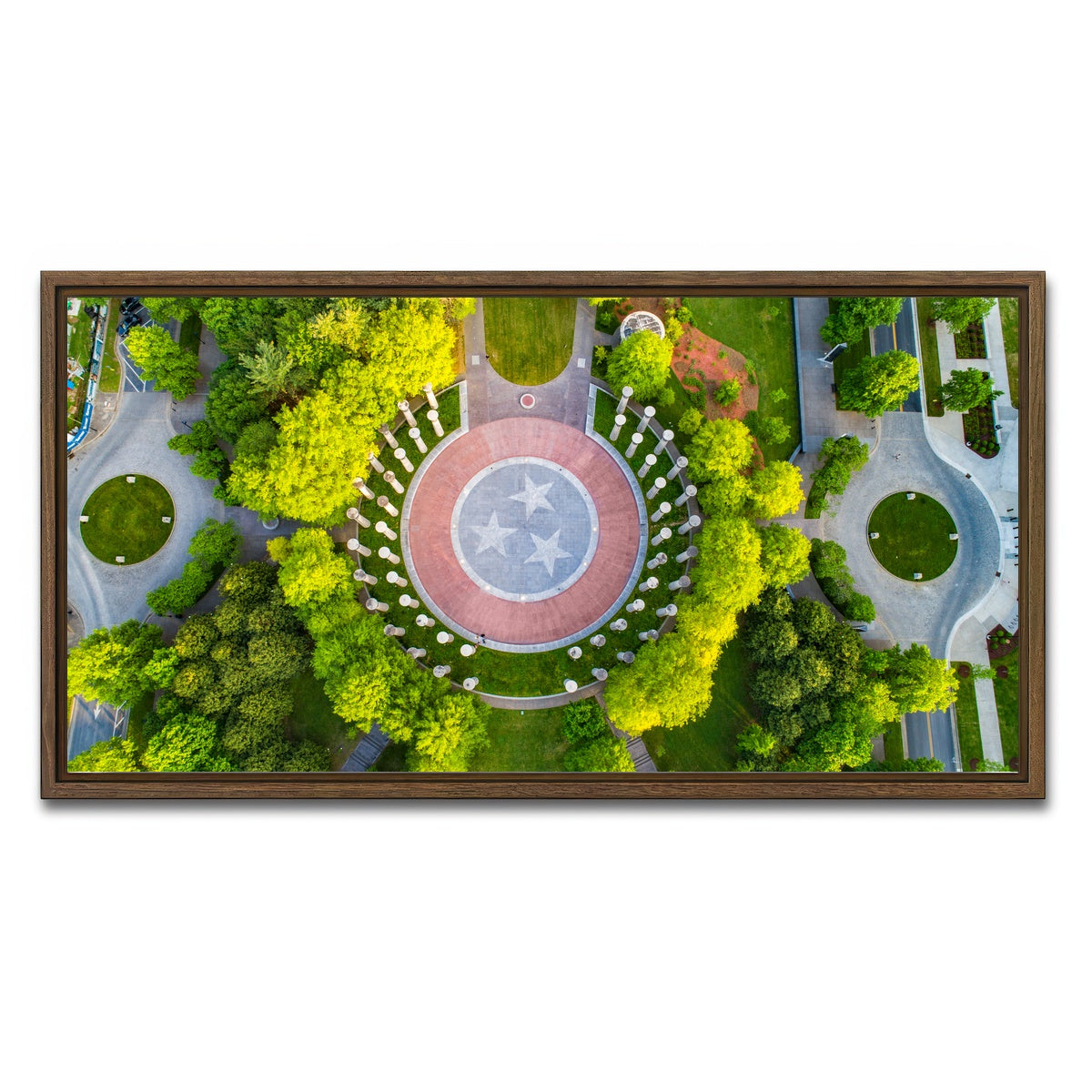 AUTO-MOCKUP WHITE | Bicentennial Park | 1 Piece | Walnut Framed Canvas | group=2x1