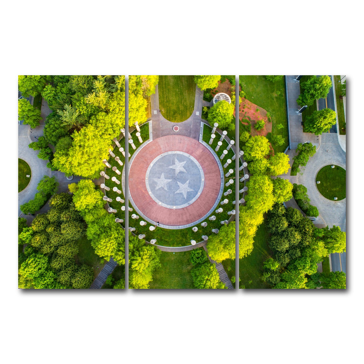 AUTO-MOCKUP WHITE | Bicentennial Park | 3 Piece | Gallery Wrap Canvas | group=12x24
