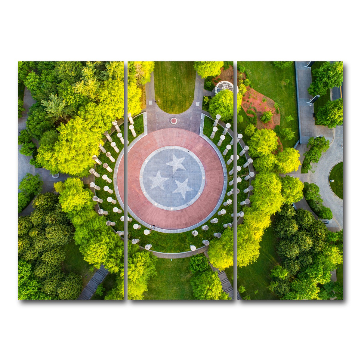 AUTO-MOCKUP WHITE | Bicentennial Park | 3 Piece | Gallery Wrap Canvas | group=8x18