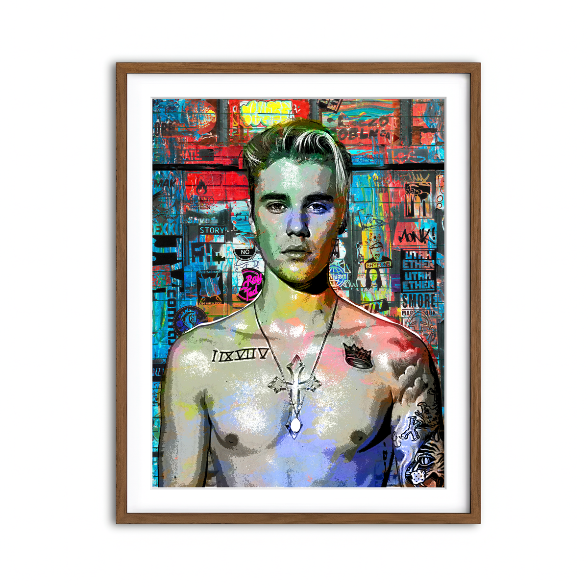 Framed Print 3x4 Walnut