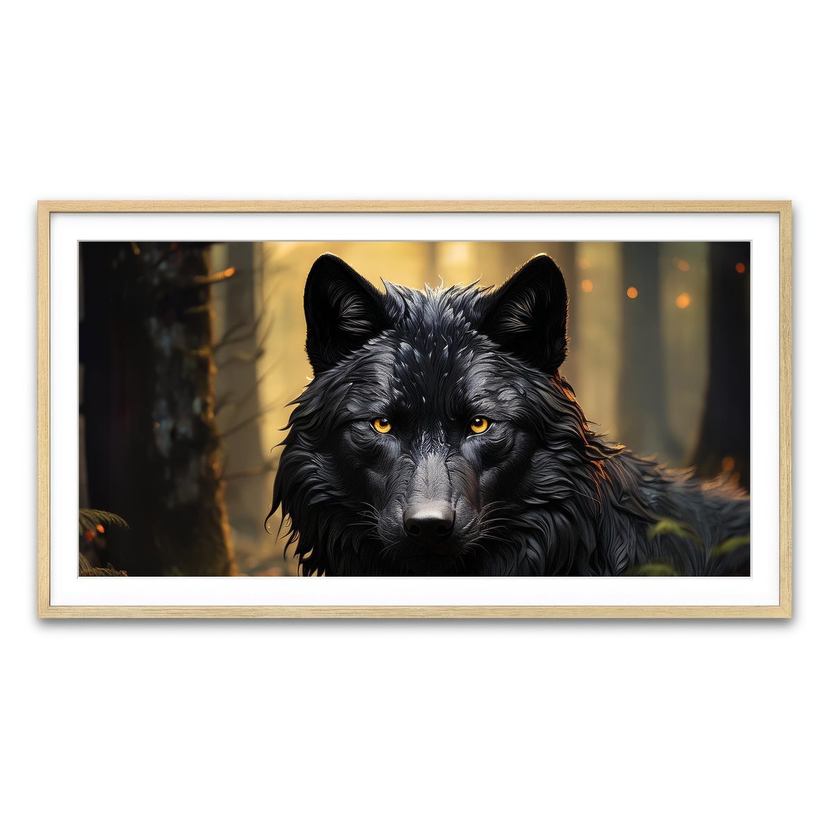 Framed Print 2x1 Natural