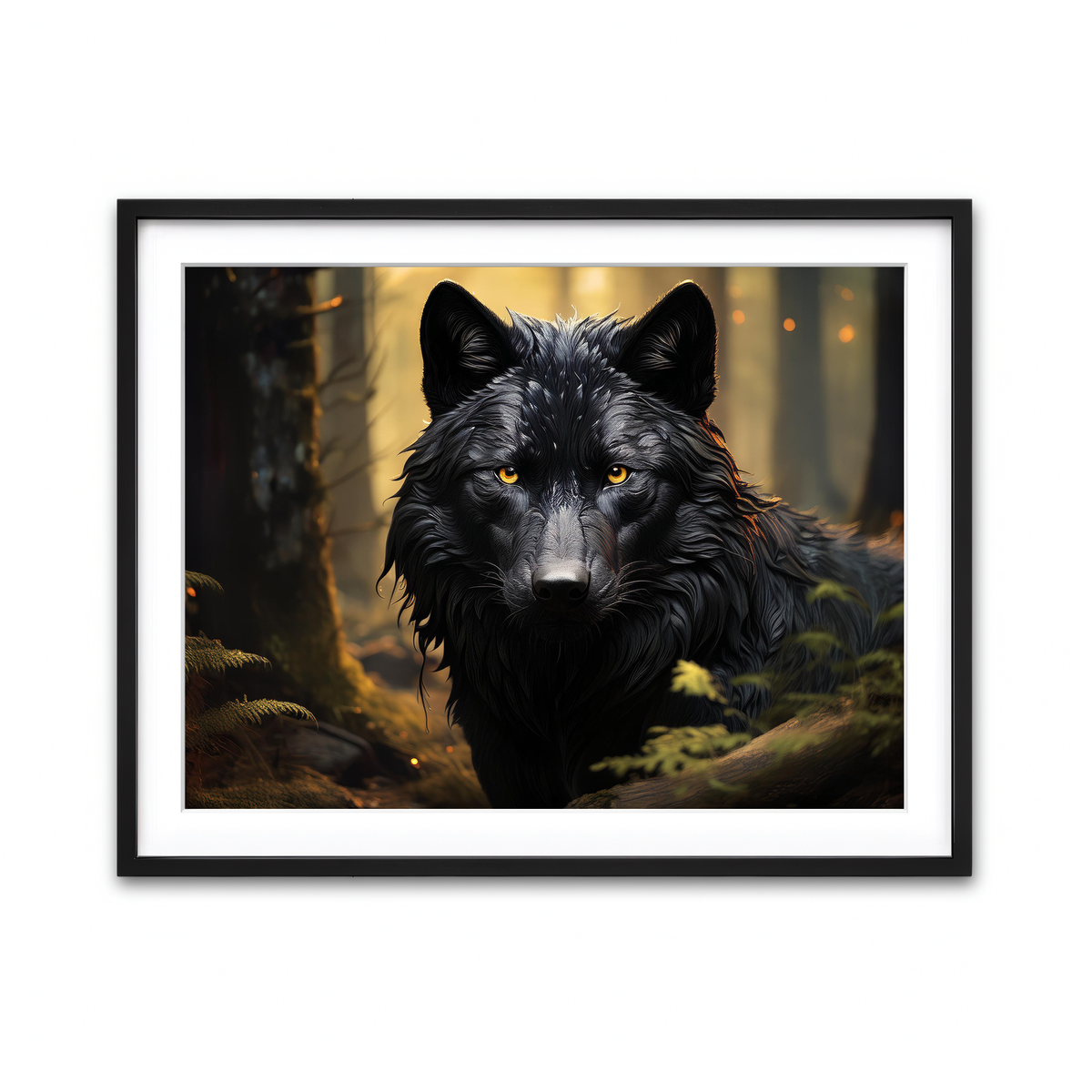 Framed Print 4x3 Black