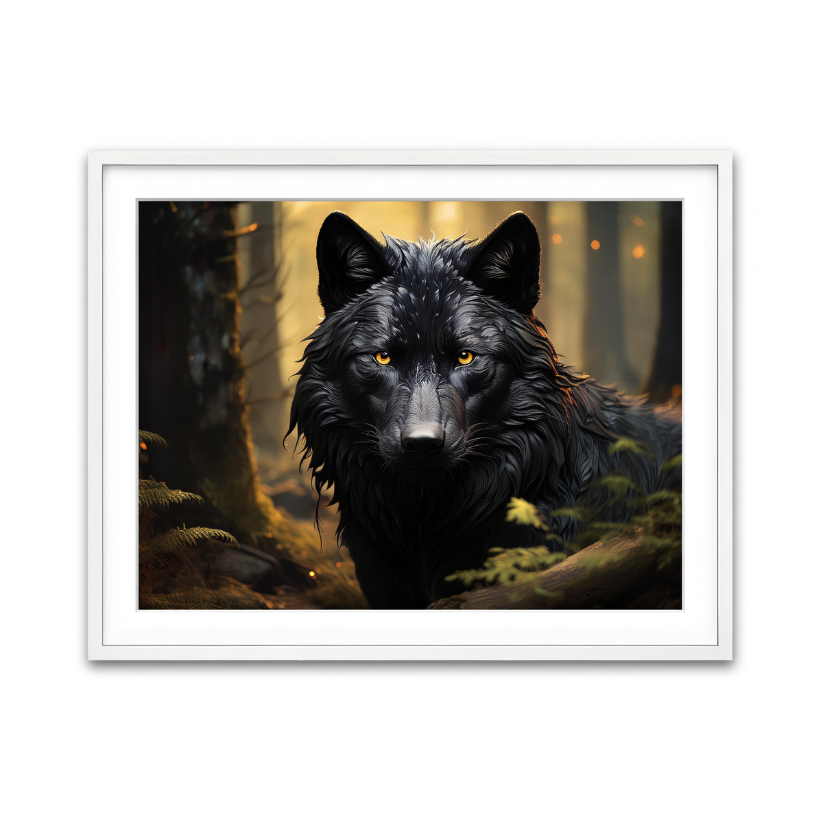 Framed Print 4x3 White