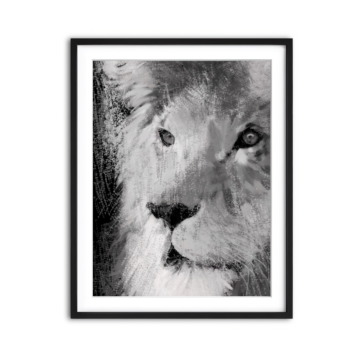 Framed Print 3x4 Black