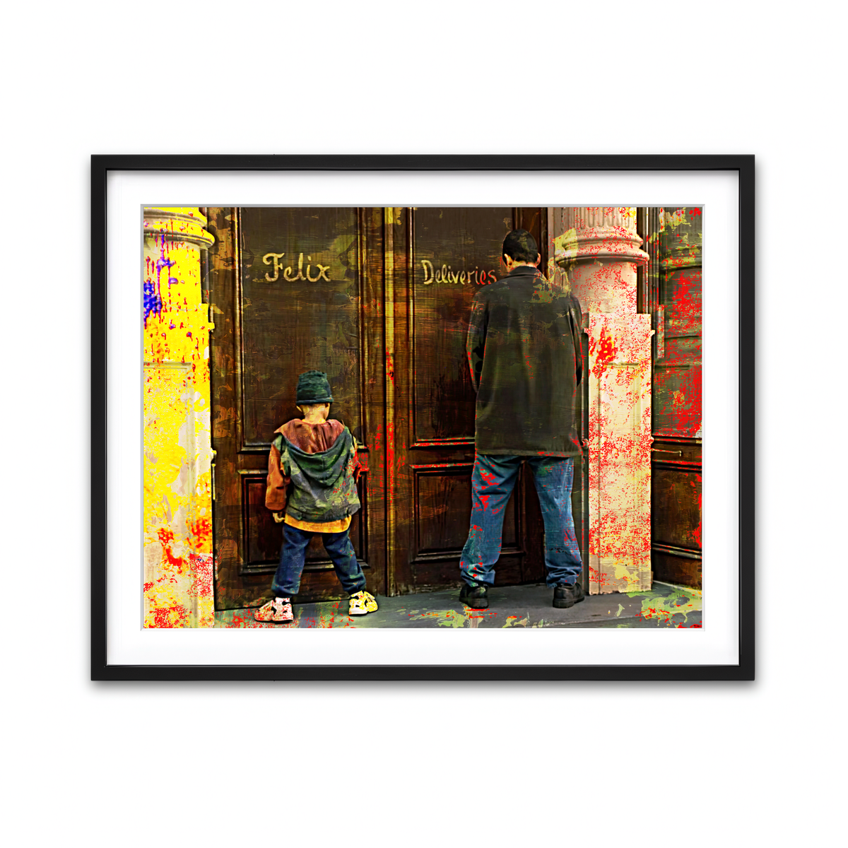 Framed Print 4x3 Black