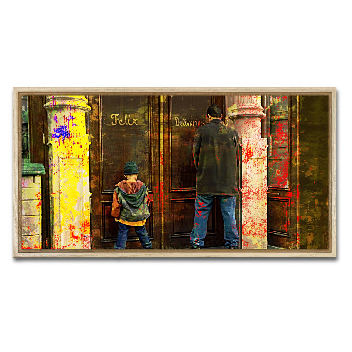 AUTO-MOCKUP WHITE | Big Daddy | 1 Piece | Natural Framed Canvas | group=2x1