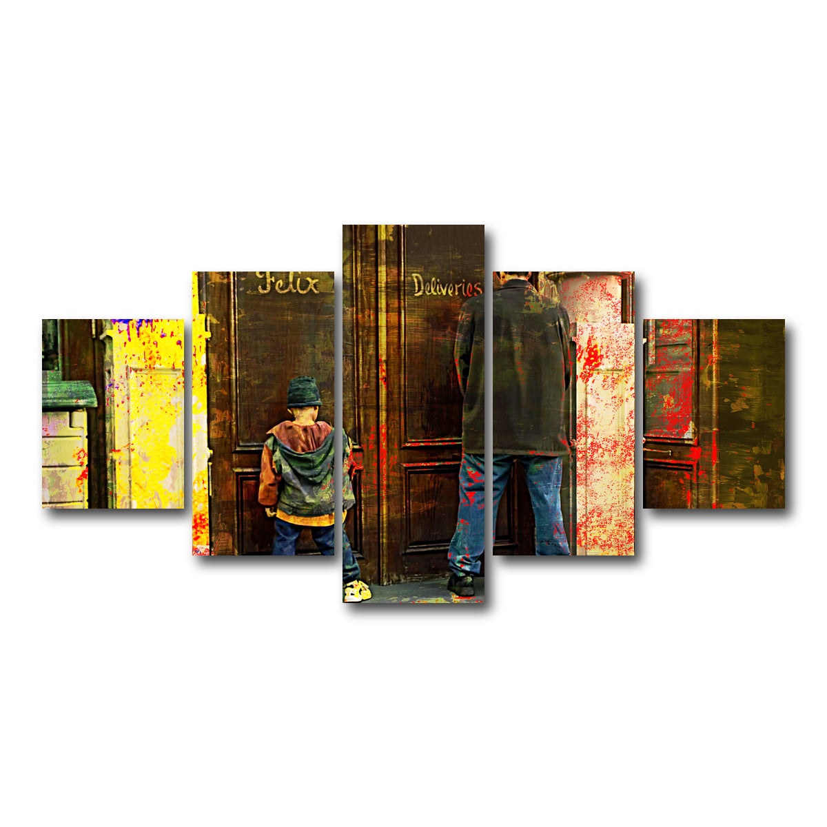 AUTO-MOCKUP WHITE | Big Daddy | 5 Piece | Gallery Wrap Canvas | group=5_short