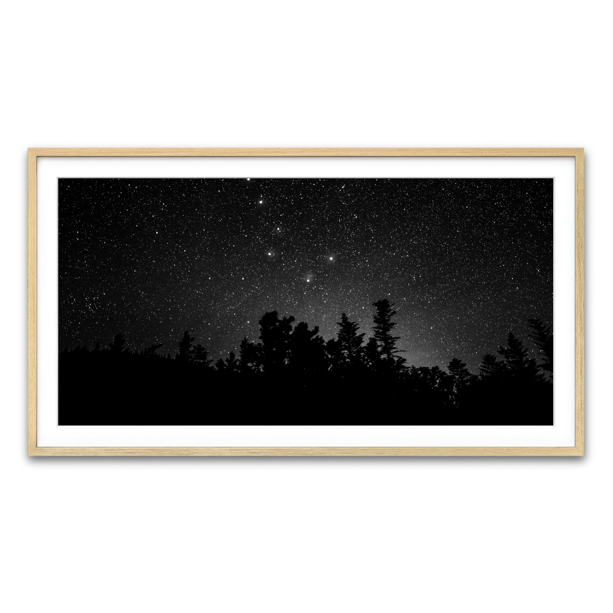 Framed Print 2x1 Natural