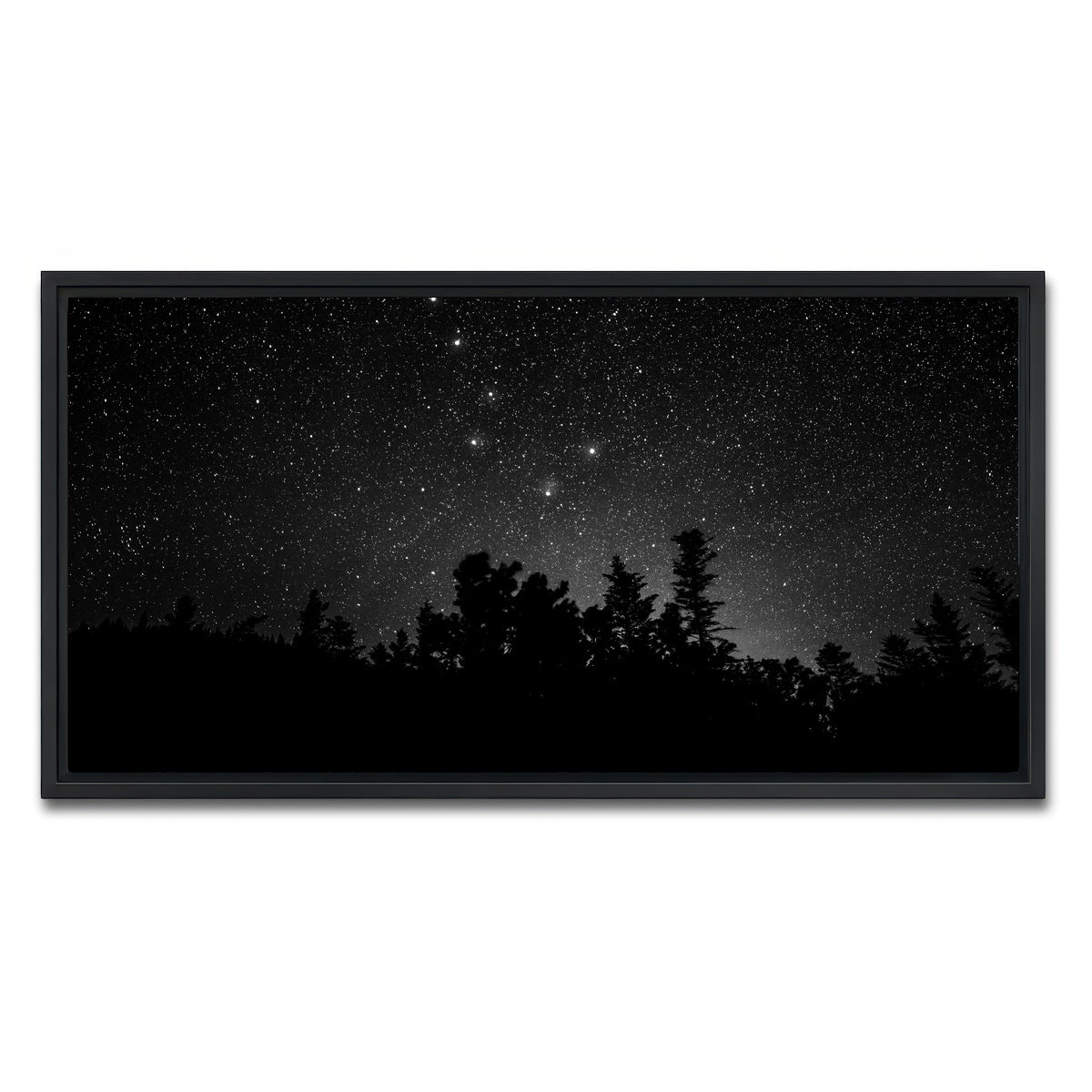 AUTO-MOCKUP WHITE | Big Dipper Starry Night | 1 Piece | Black Framed Canvas | group=2x1