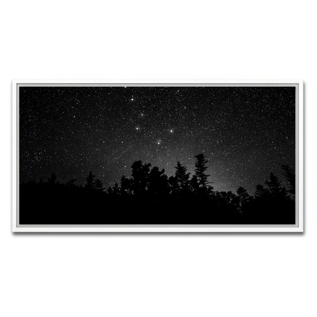 AUTO-MOCKUP WHITE | Big Dipper Starry Night | 1 Piece | White Framed Canvas | group=2x1