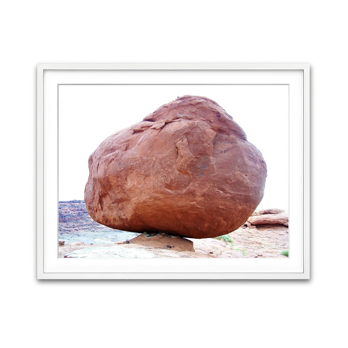 Framed Print 4x3 White