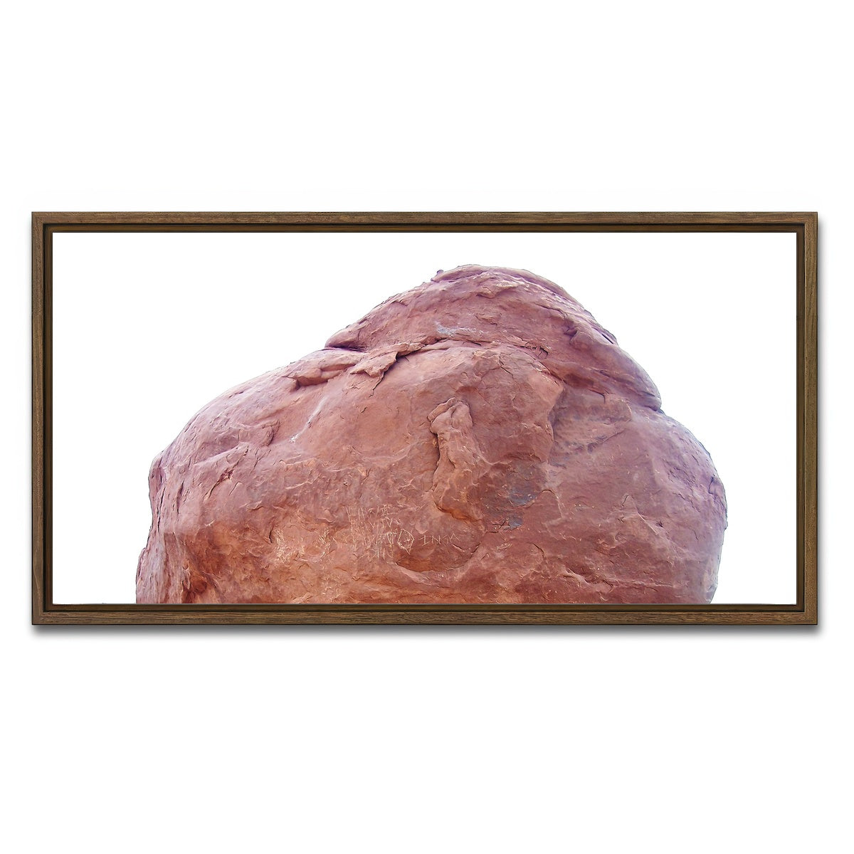 AUTO-MOCKUP WHITE | Big Rock | 1 Piece | Walnut Framed Canvas | group=2x1