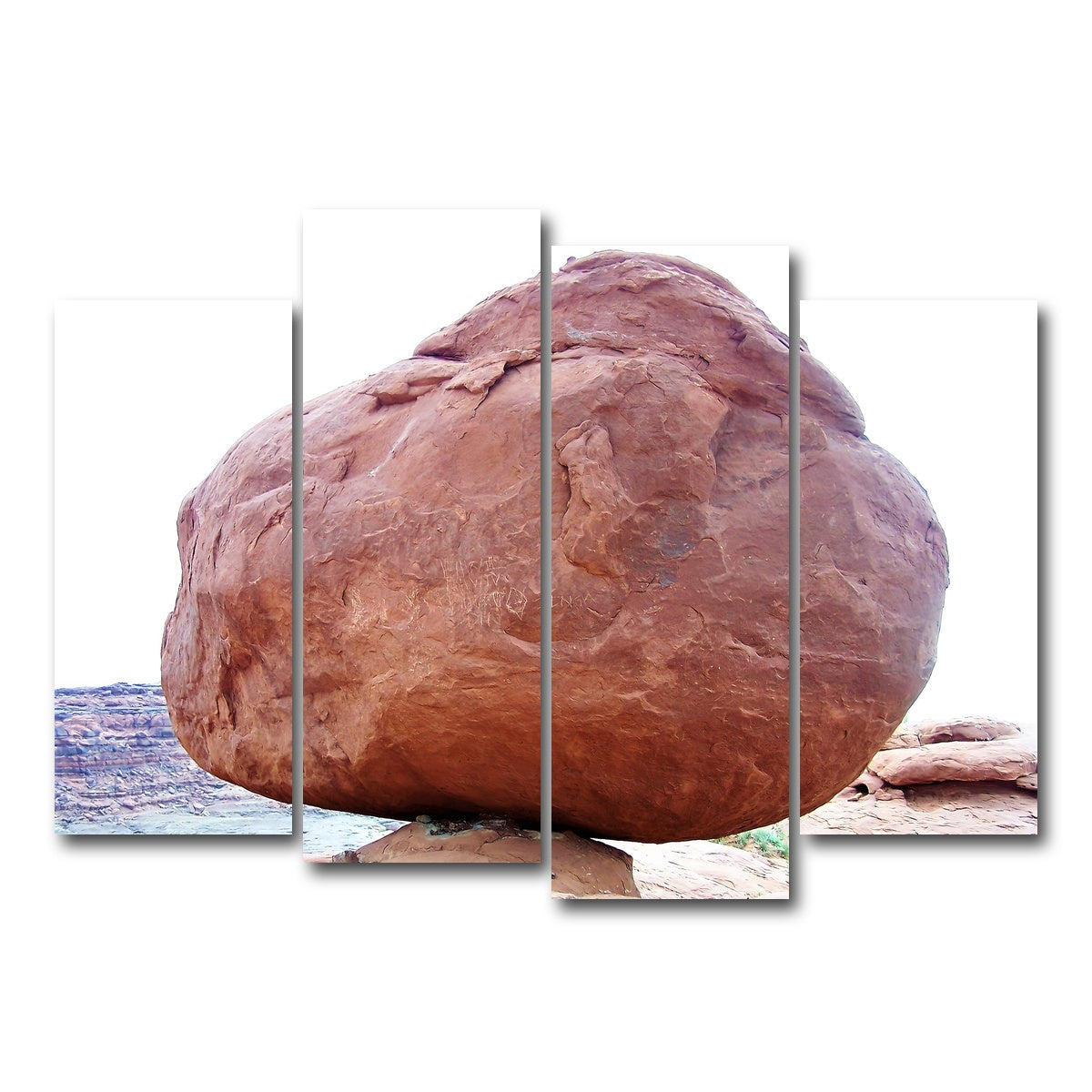 AUTO-MOCKUP WHITE | Big Rock | 4 Piece | Gallery Wrap Canvas | group=4_normal