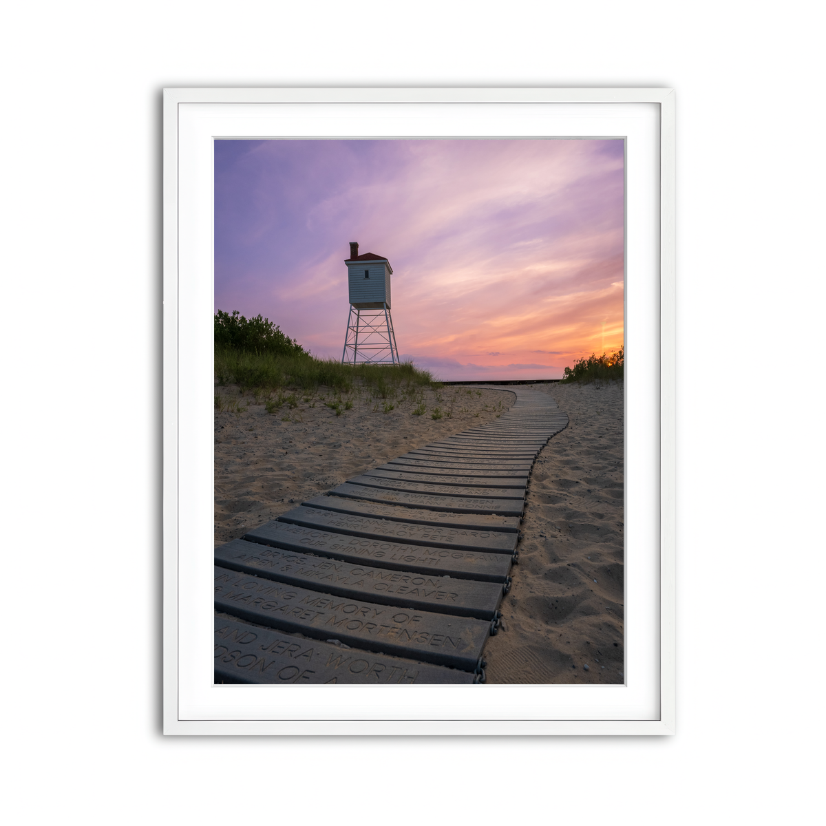 Framed Print 3x4 White