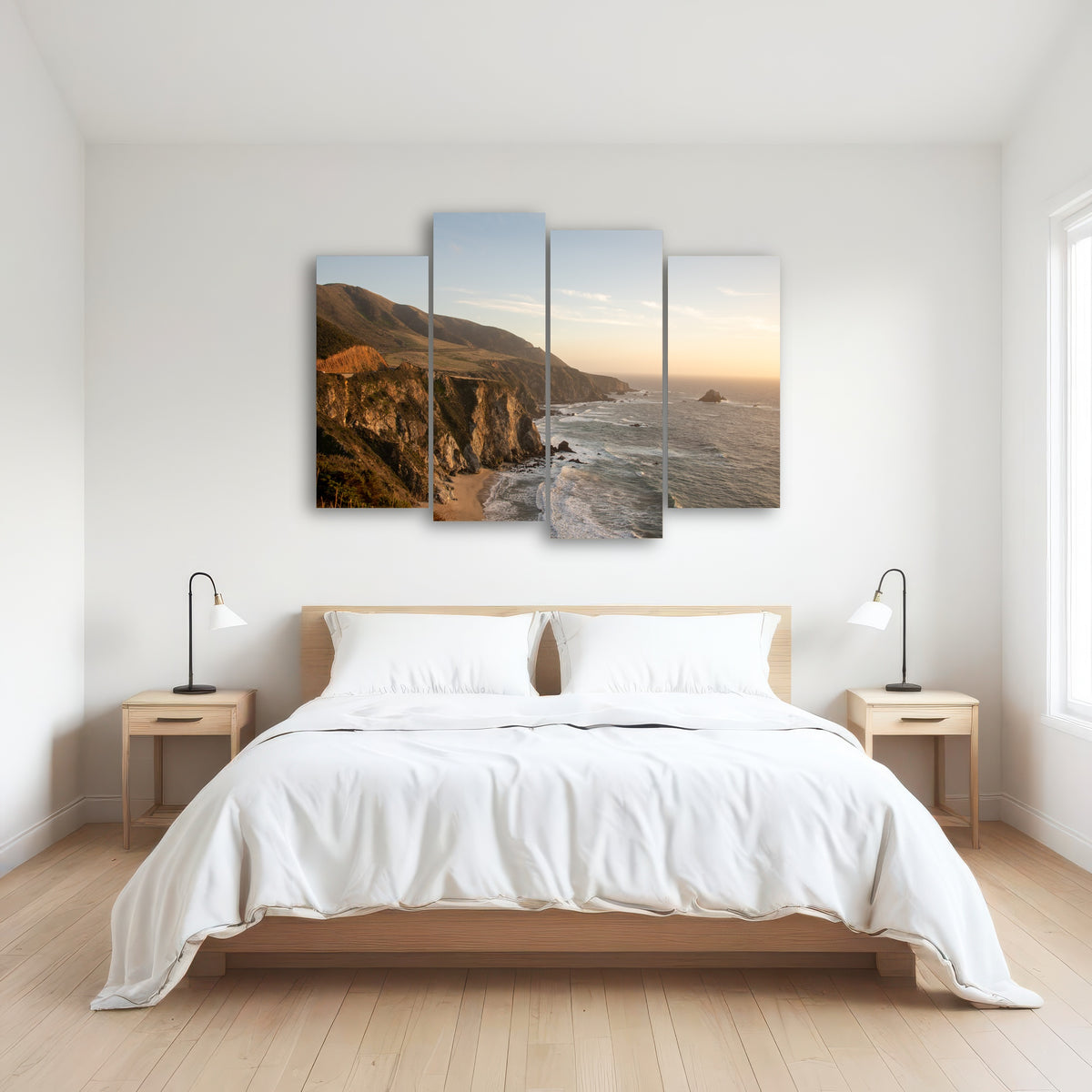 AUTO-MOCKUP ROOM | Big Sur Coastline Sunset
