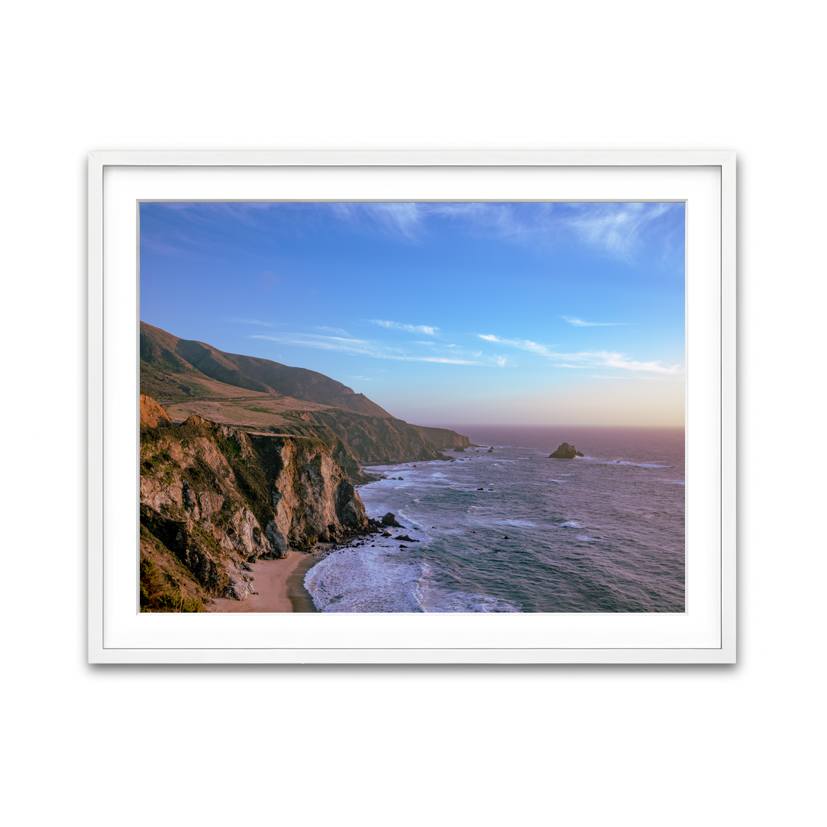 Framed Print 4x3 White