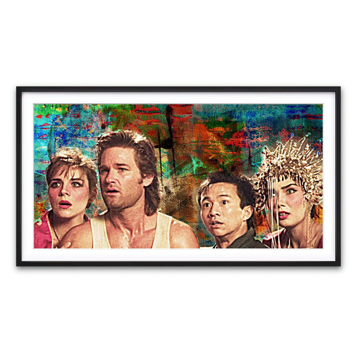 Framed Print 2x1 Black