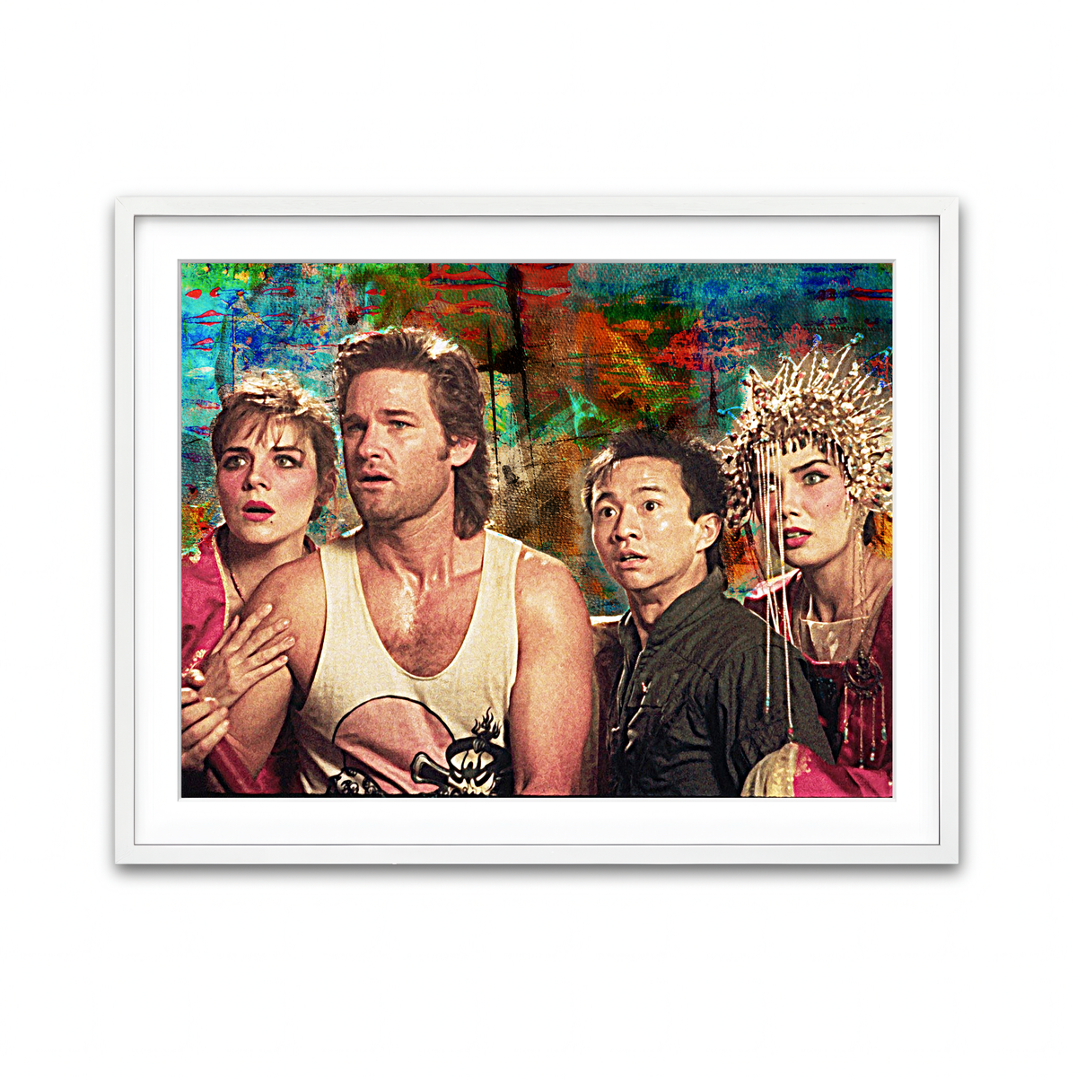 Framed Print 4x3 White