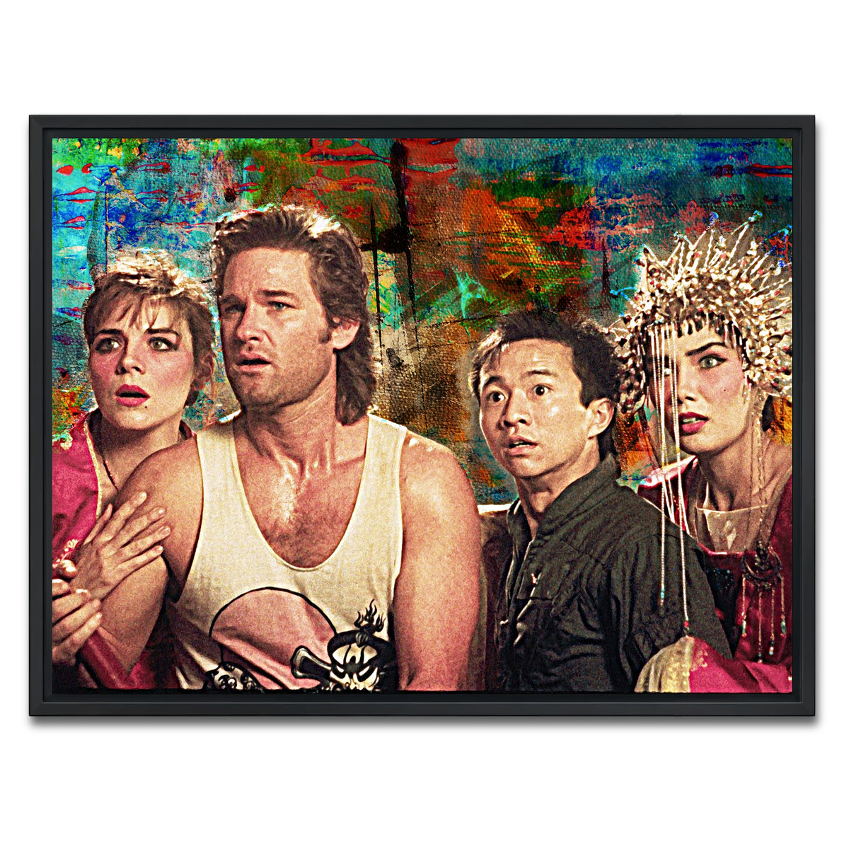 AUTO-MOCKUP WHITE | Big Trouble in Little China | 1 Piece | Black Framed Canvas | group=4x3
