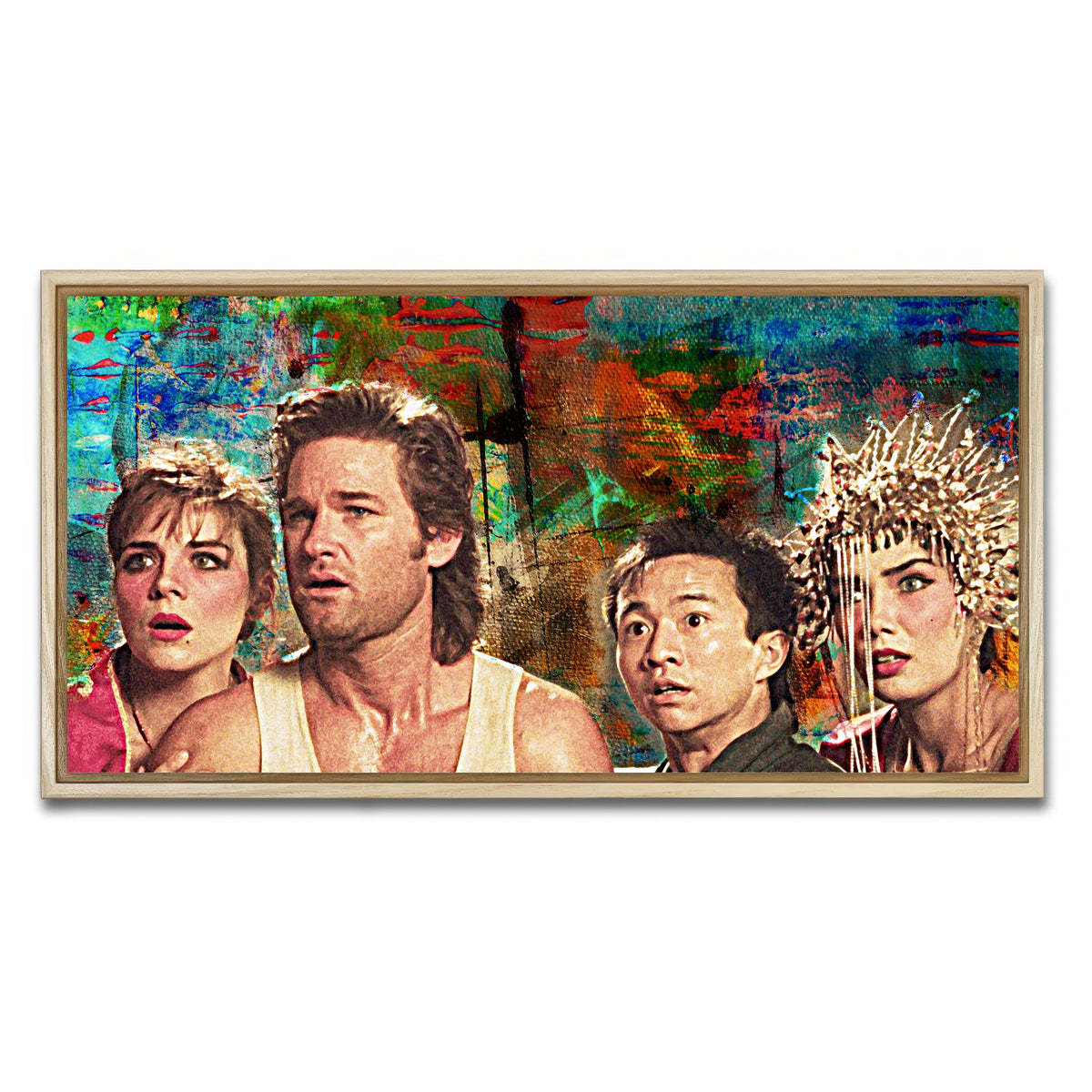 AUTO-MOCKUP WHITE | Big Trouble in Little China | 1 Piece | Natural Framed Canvas | group=2x1