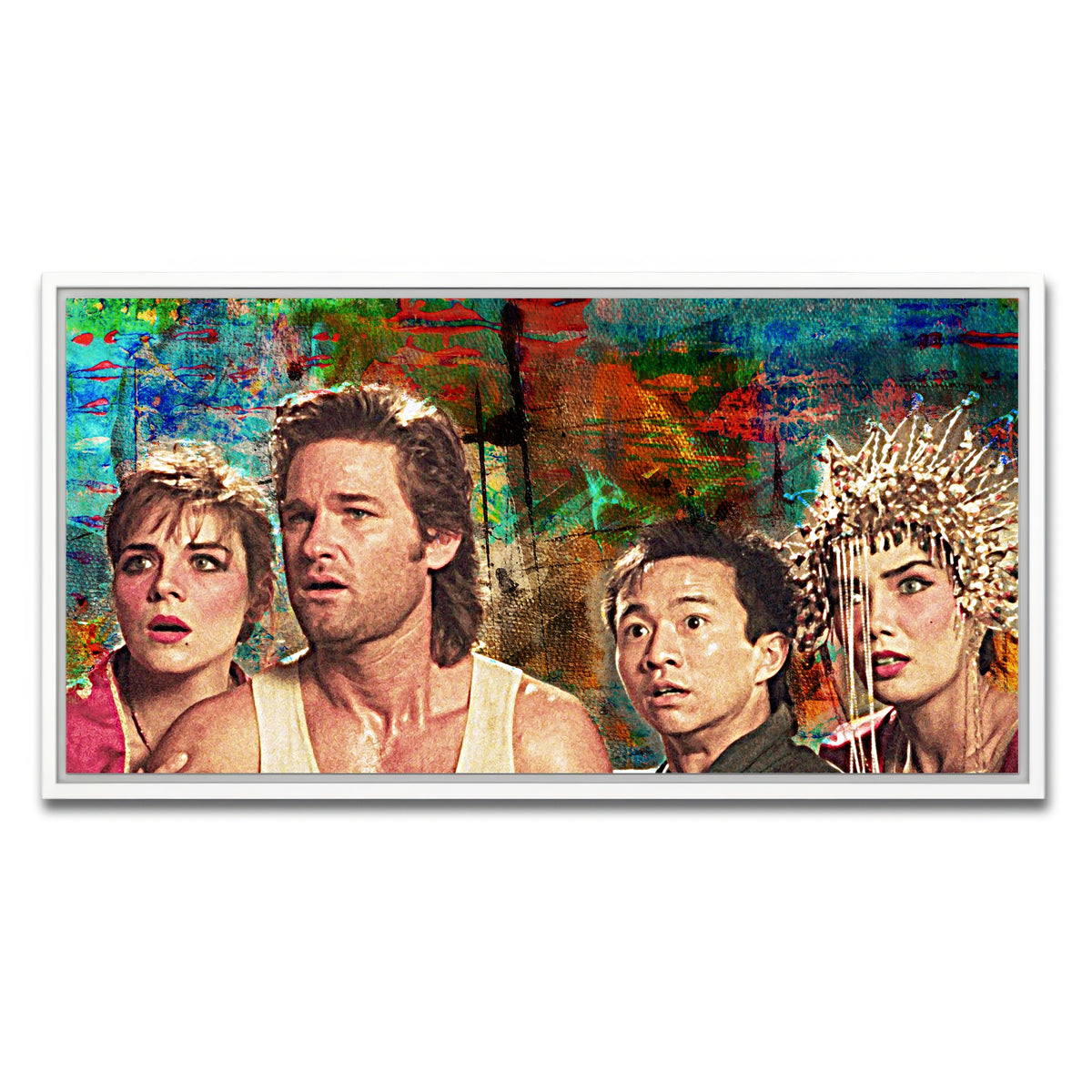 AUTO-MOCKUP WHITE | Big Trouble in Little China | 1 Piece | White Framed Canvas | group=2x1