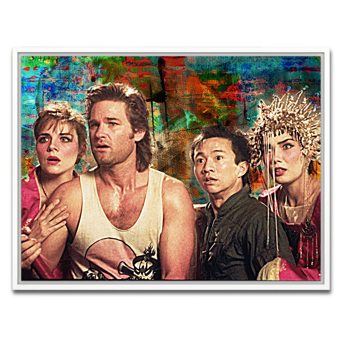 AUTO-MOCKUP WHITE | Big Trouble in Little China | 1 Piece | White Framed Canvas | group=4x3