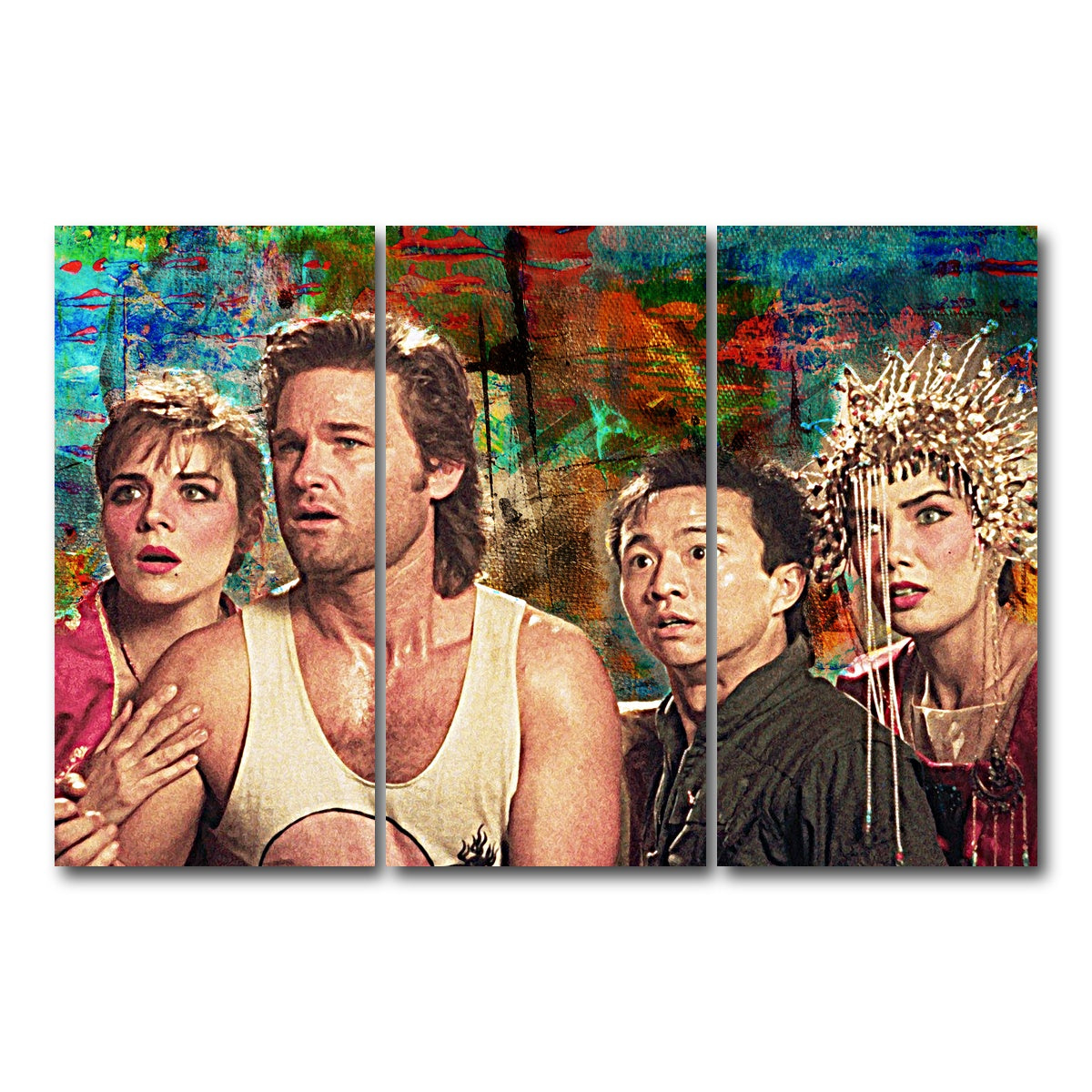 AUTO-MOCKUP WHITE | Big Trouble in Little China | 3 Piece | Gallery Wrap Canvas | group=12x24