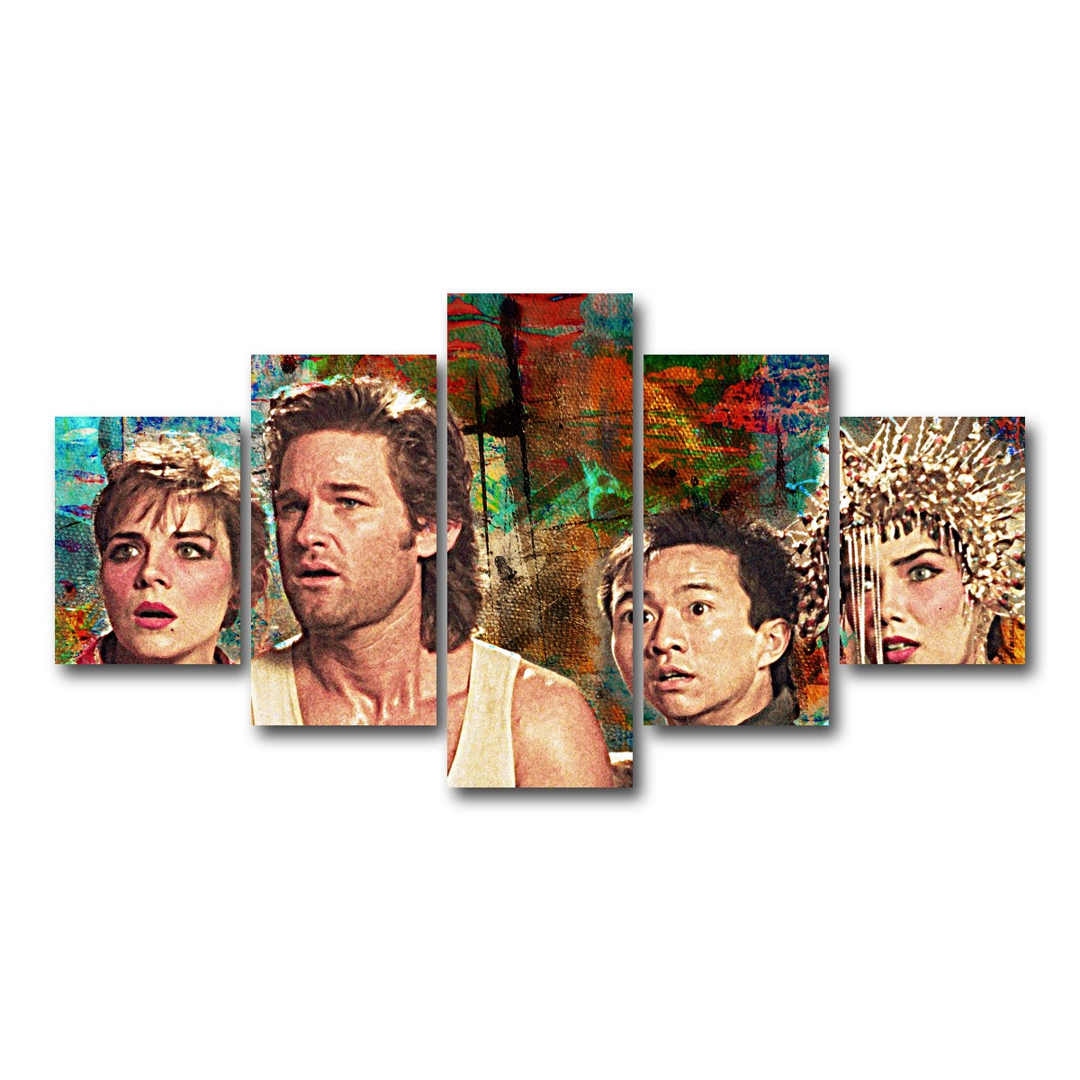 AUTO-MOCKUP WHITE | Big Trouble in Little China | 5 Piece | Gallery Wrap Canvas | group=5_short