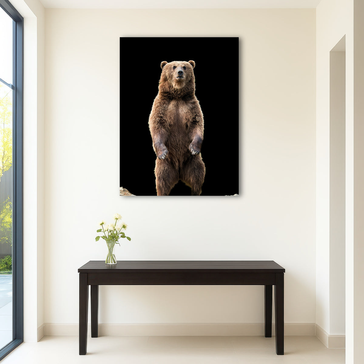 AUTO-MOCKUP ROOM | Big brown bear standing