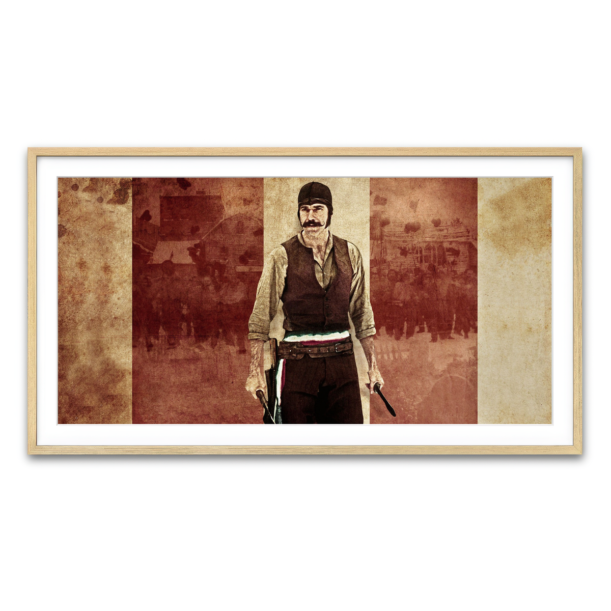 Framed Print 2x1 Natural