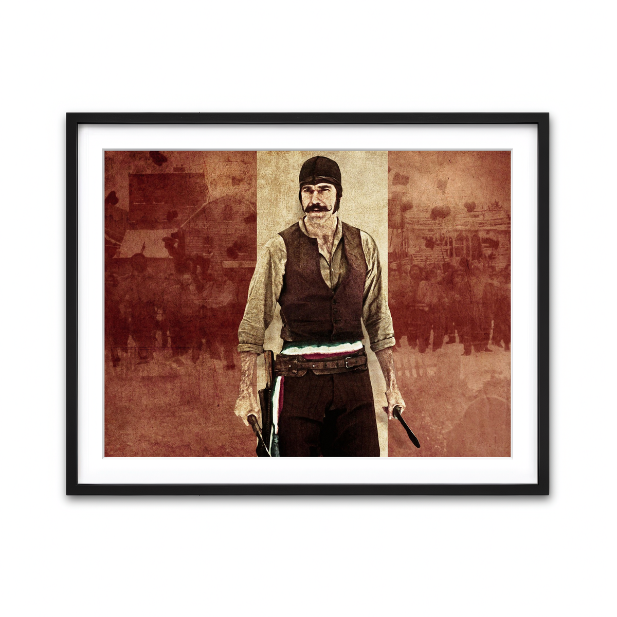 Framed Print 4x3 Black