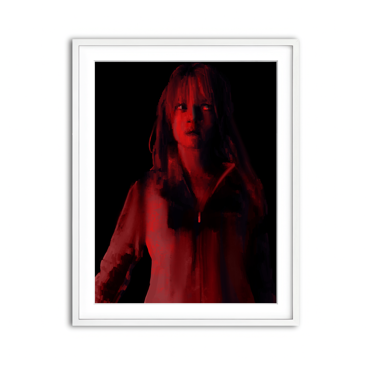 Framed Print 3x4 White