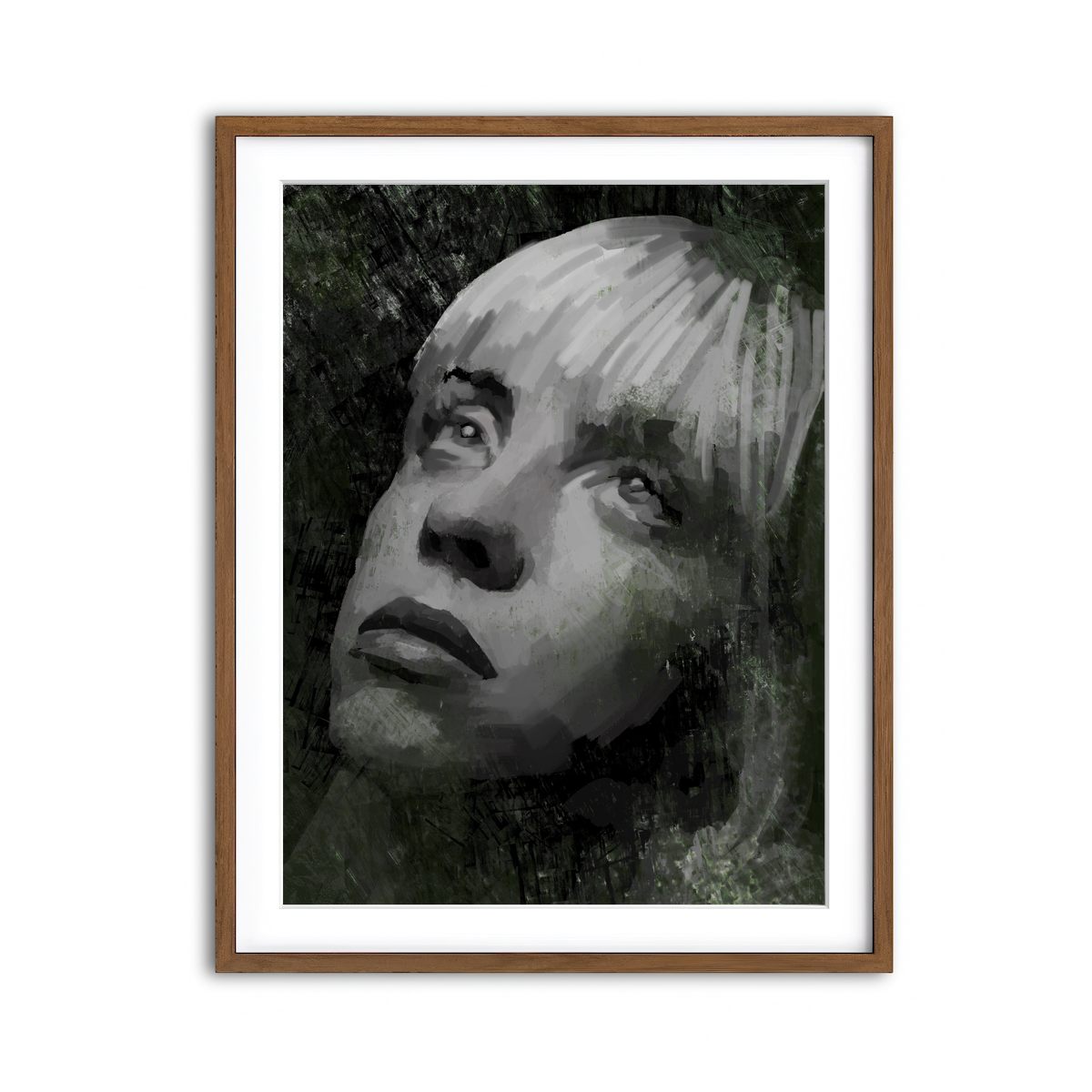 Framed Print 3x4 Walnut