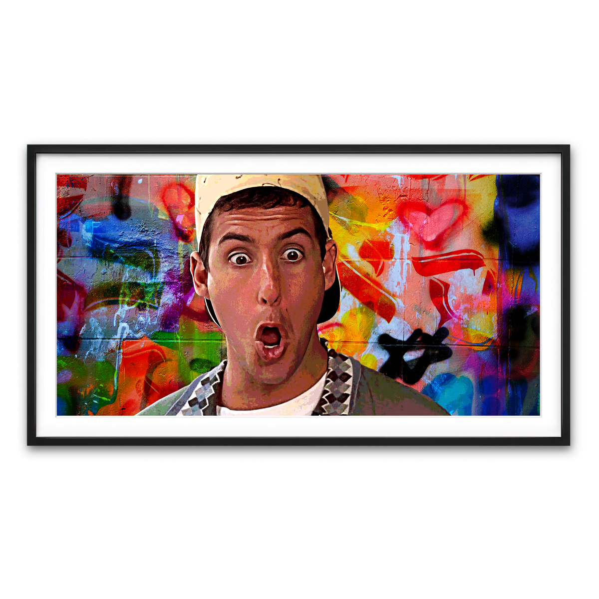 Framed Print 2x1 Black