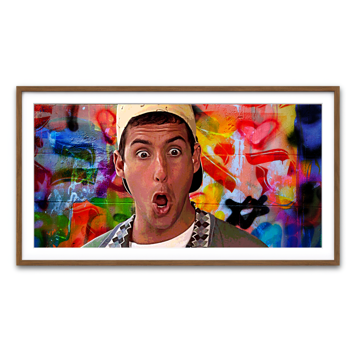 Framed Print 2x1 Walnut