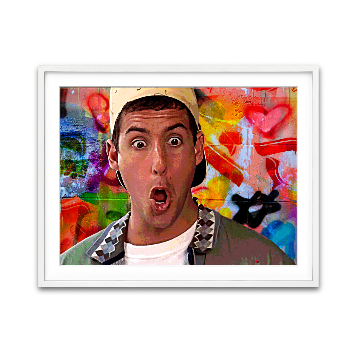 Framed Print 4x3 White