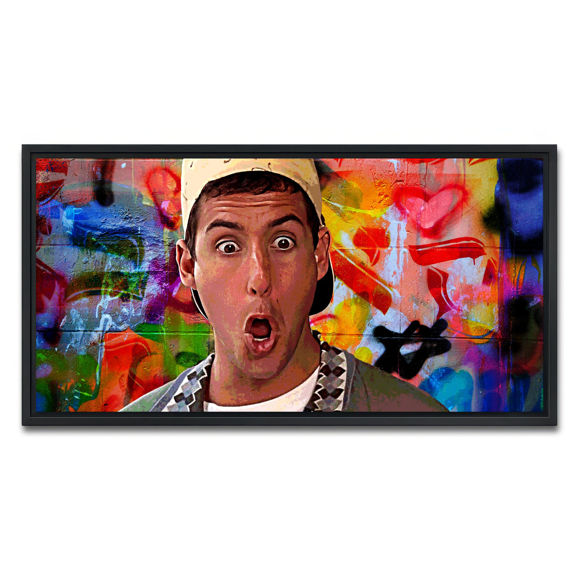AUTO-MOCKUP WHITE | Billy Madison | 1 Piece | Black Framed Canvas | group=2x1