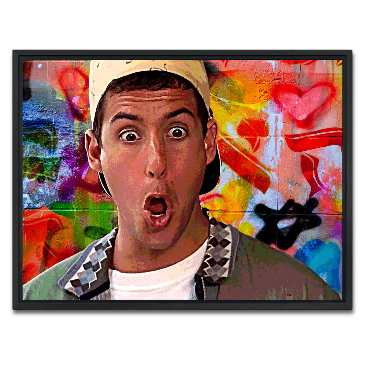 AUTO-MOCKUP WHITE | Billy Madison | 1 Piece | Black Framed Canvas | group=4x3