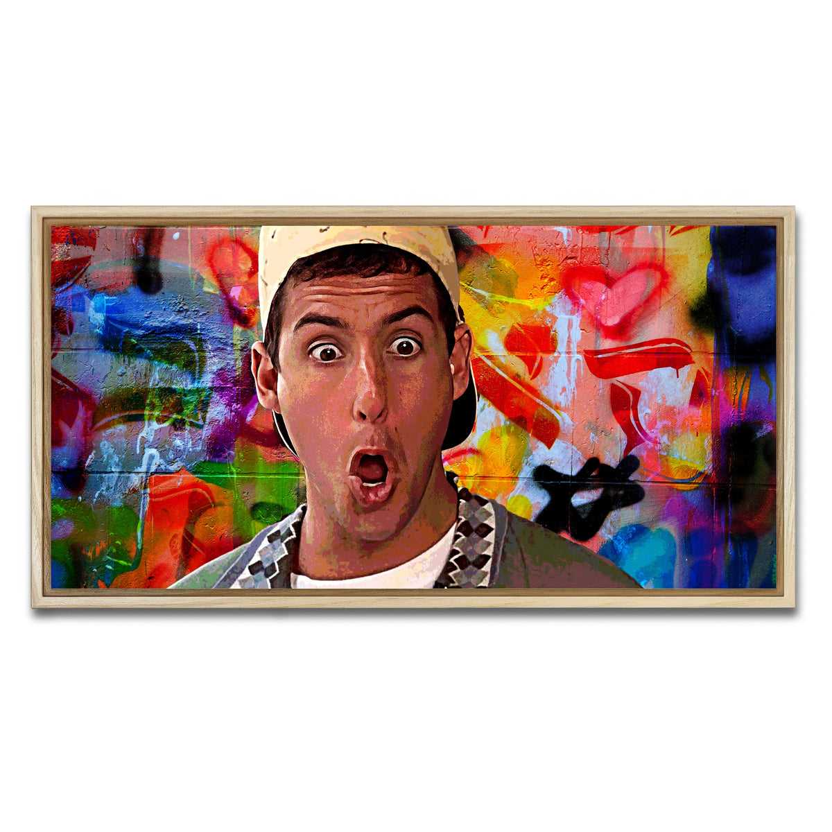 AUTO-MOCKUP WHITE | Billy Madison | 1 Piece | Natural Framed Canvas | group=2x1
