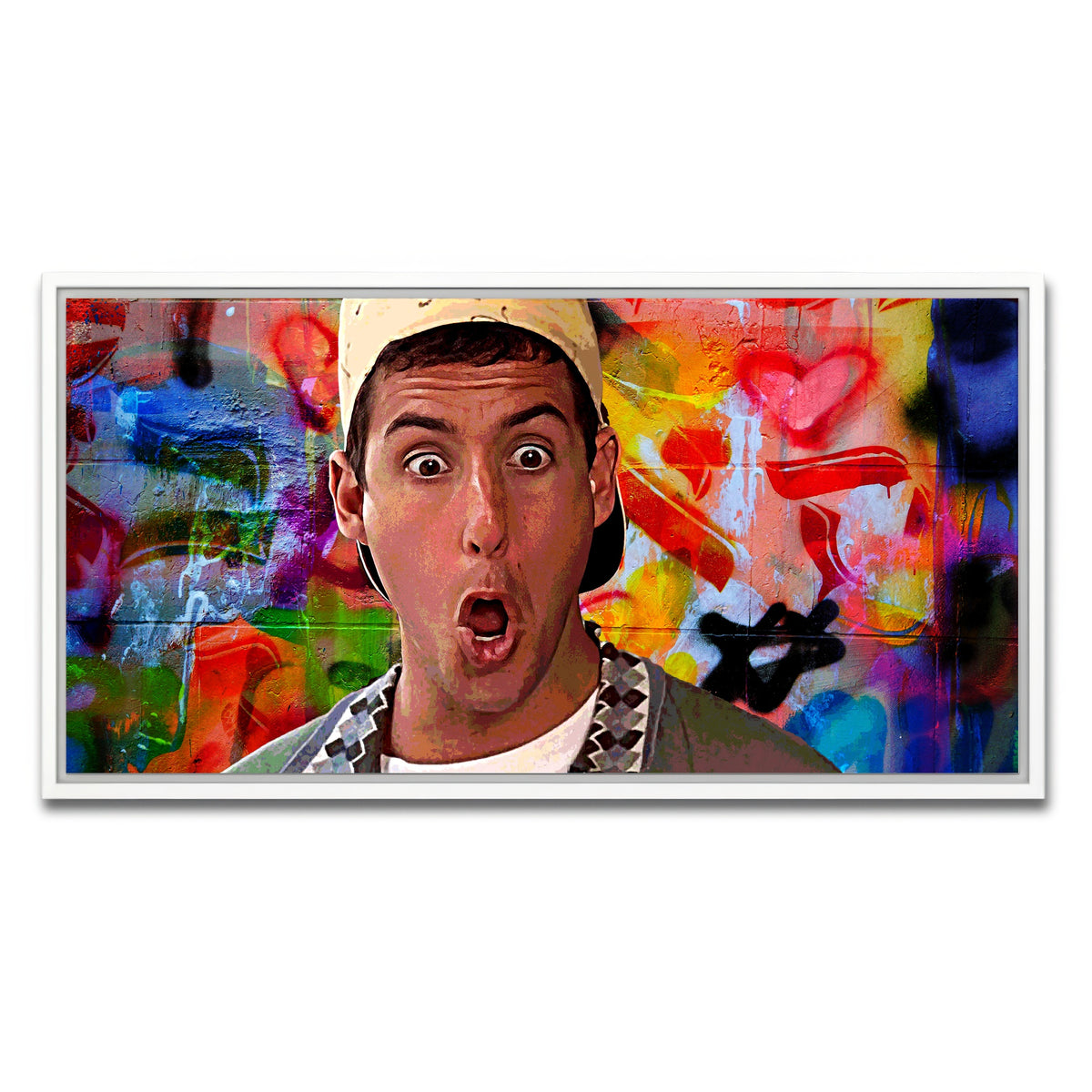 AUTO-MOCKUP WHITE | Billy Madison | 1 Piece | White Framed Canvas | group=2x1