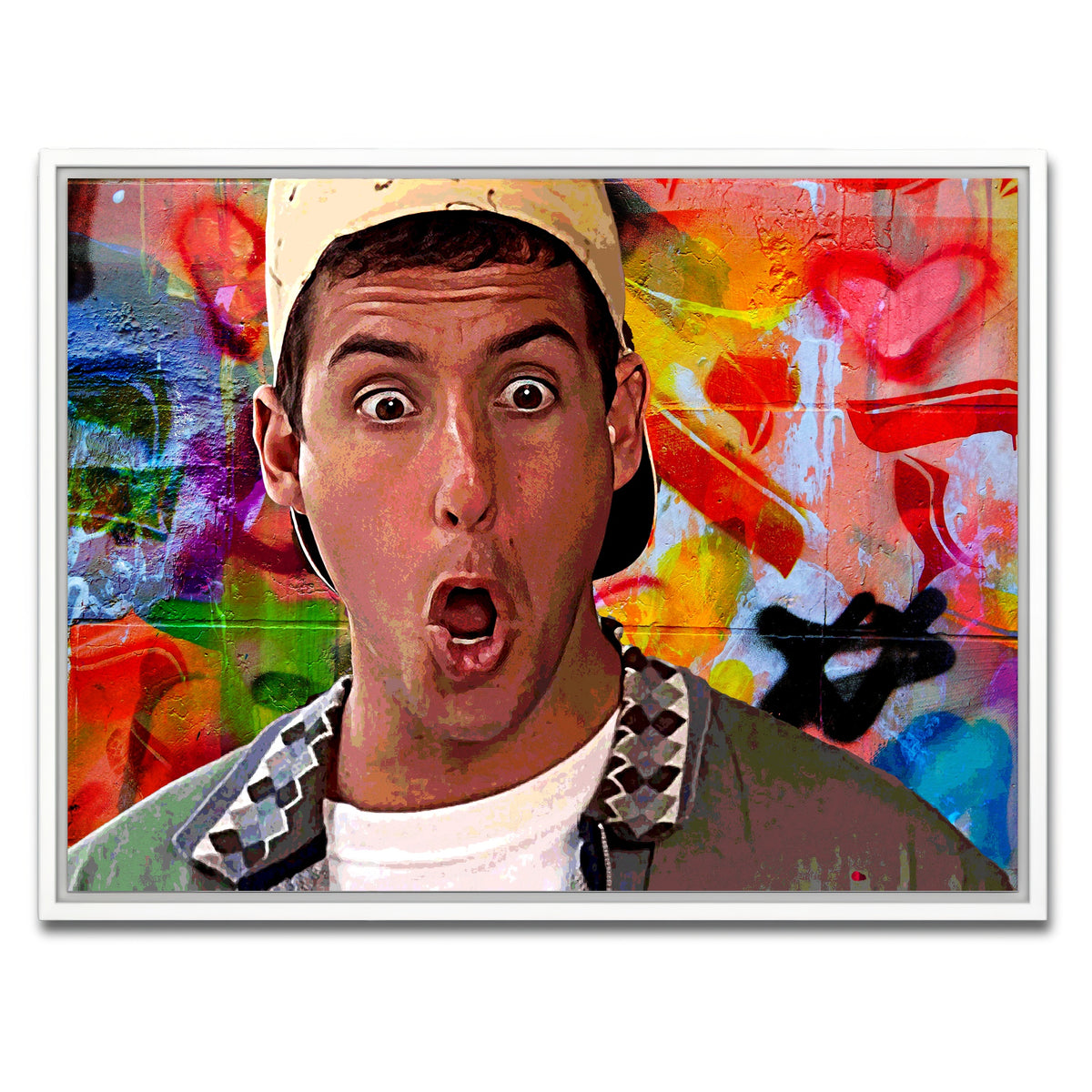 AUTO-MOCKUP WHITE | Billy Madison | 1 Piece | White Framed Canvas | group=4x3