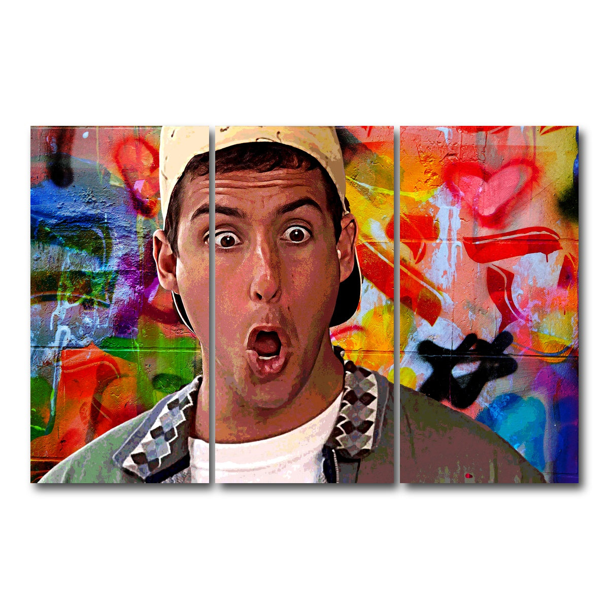 AUTO-MOCKUP WHITE | Billy Madison | 3 Piece | Gallery Wrap Canvas | group=12x24
