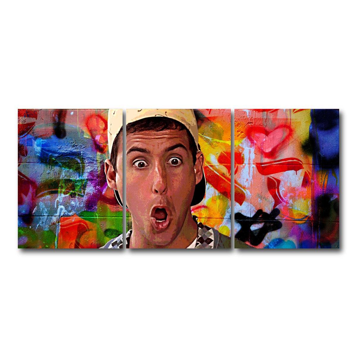 AUTO-MOCKUP WHITE | Billy Madison | 3 Piece | Gallery Wrap Canvas | group=18x24