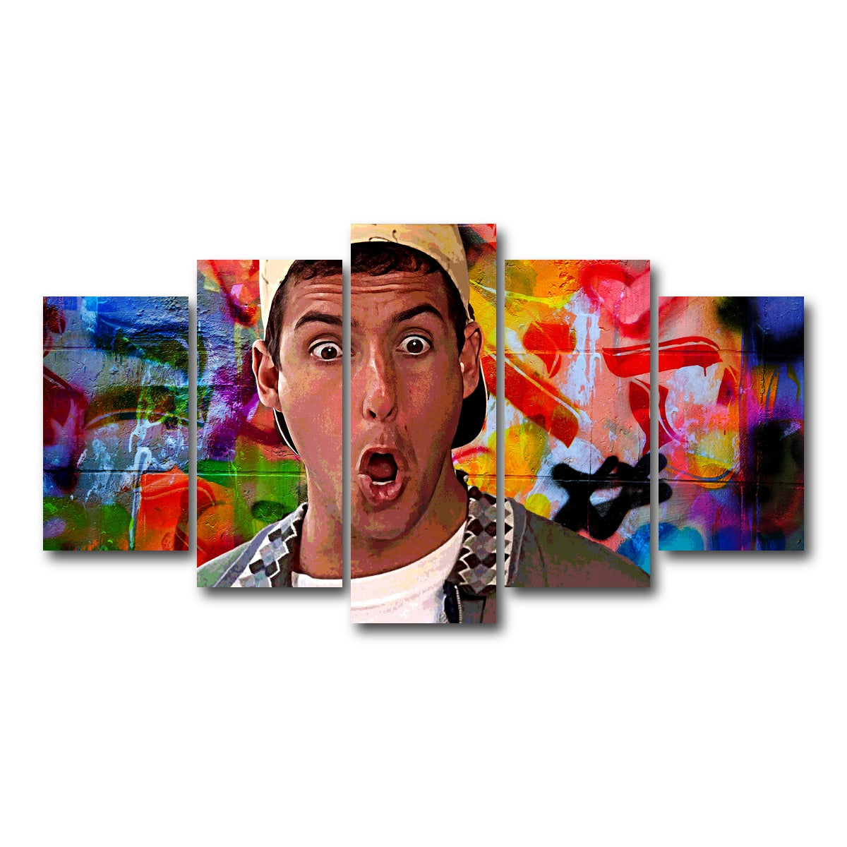 AUTO-MOCKUP WHITE | Billy Madison | 5 Piece | Gallery Wrap Canvas | group=5_normal