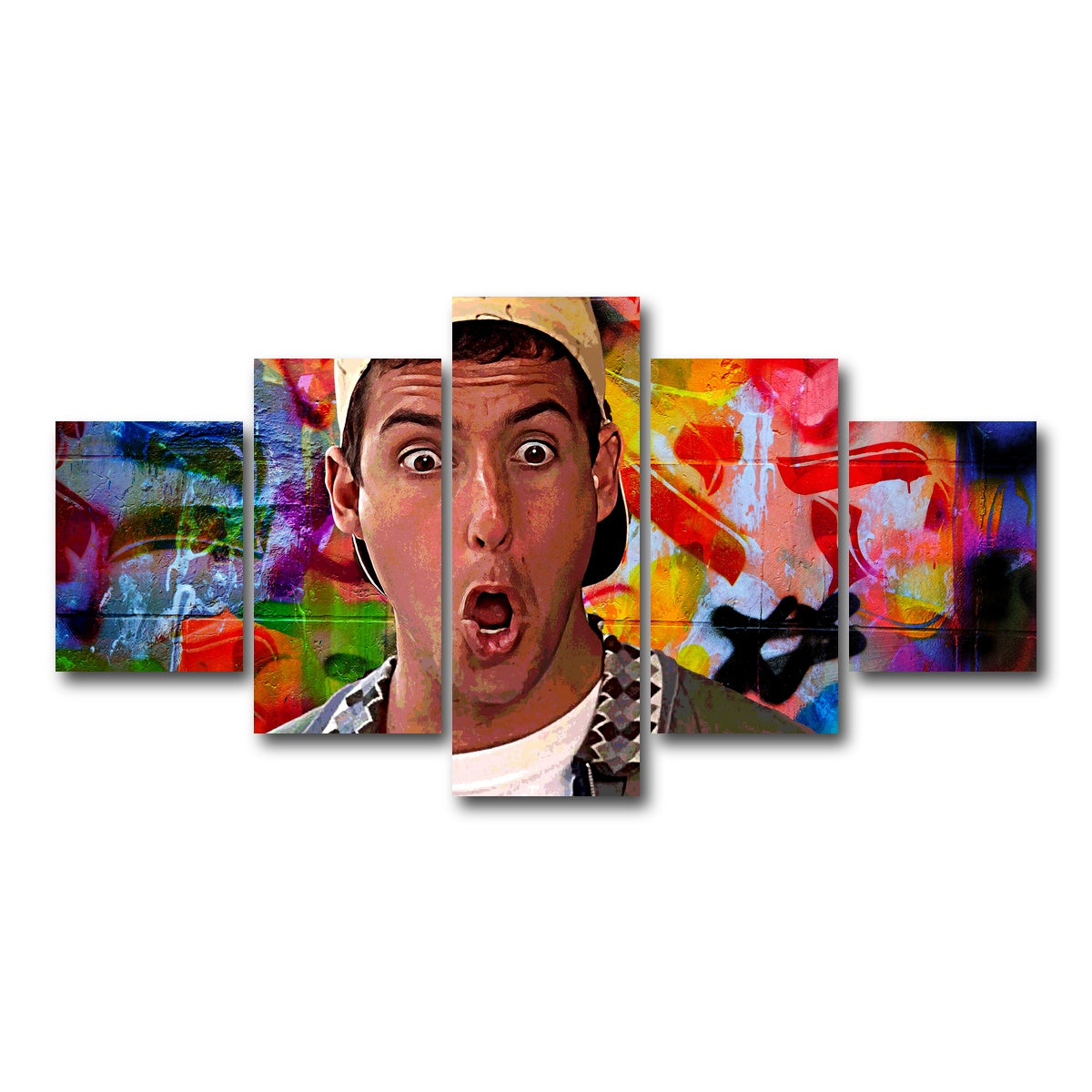AUTO-MOCKUP WHITE | Billy Madison | 5 Piece | Gallery Wrap Canvas | group=5_short