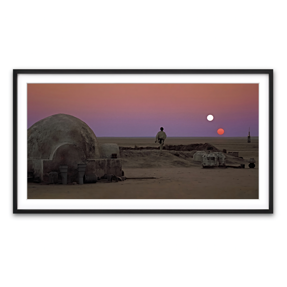 Framed Print 2x1 Black